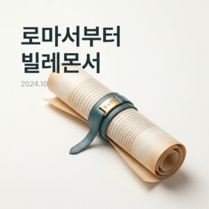ai thumbnail minimal 로마서부터 빌레몬서 1788936155